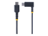 StarTech.com 1ft (30cm) USB C Charging Cable Right Angle, 60W PD 3A, Heavy Duty Fast Charge USB-C Cable, USB 2.0 Type-C, Durable and Rugged Aramid Fiber, S20/iPad/Pixel - Framsidan